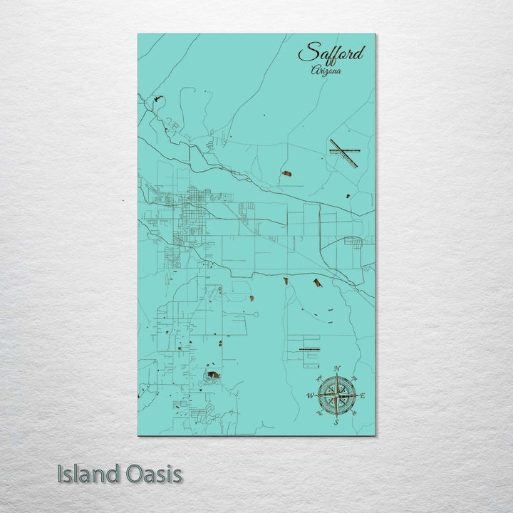 Safford, Arizona Street Map