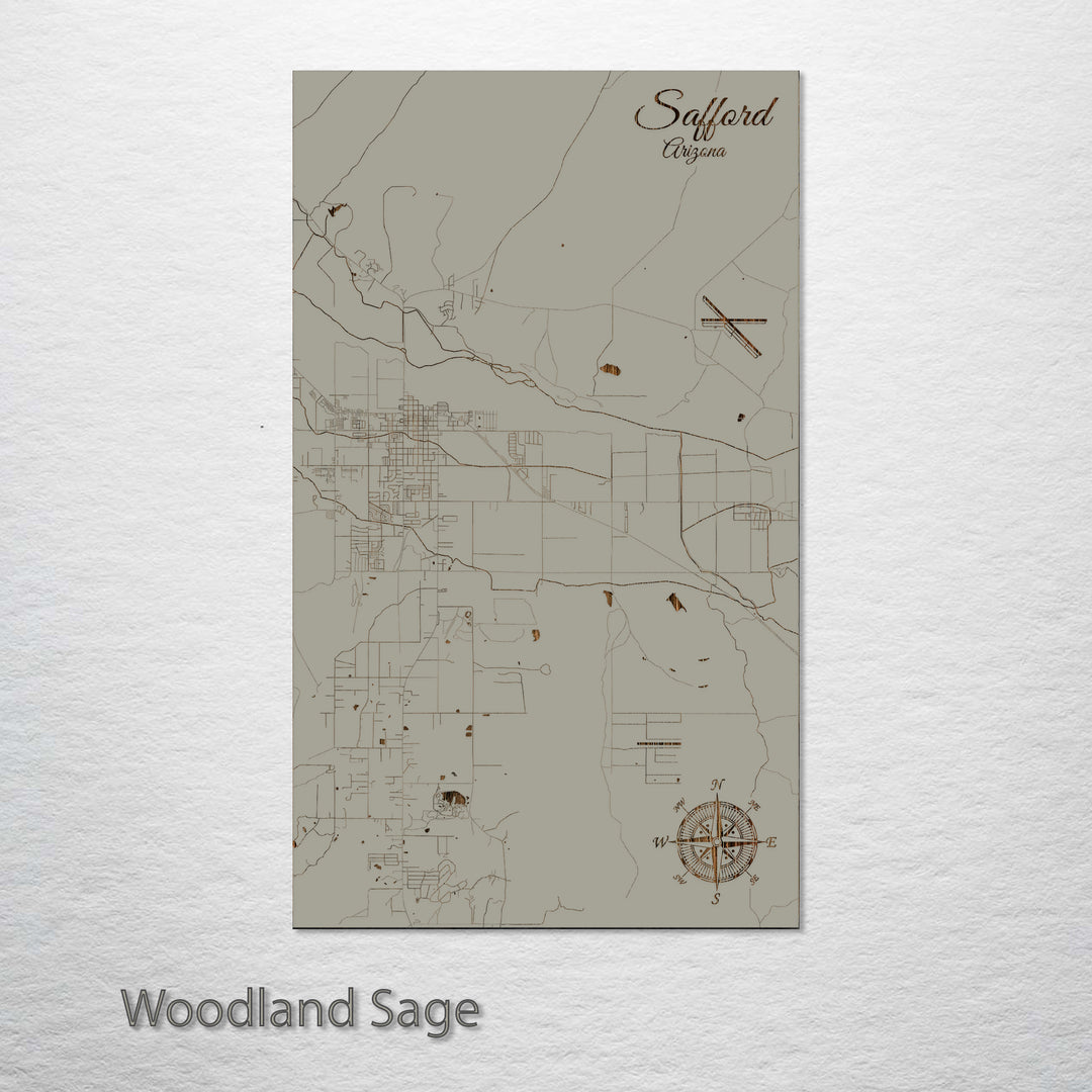 Safford, Arizona Street Map