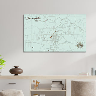 Snowflake, Arizona Street Map