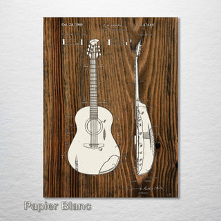 Acoustic Guitar (inverted) - Fire & Pine
