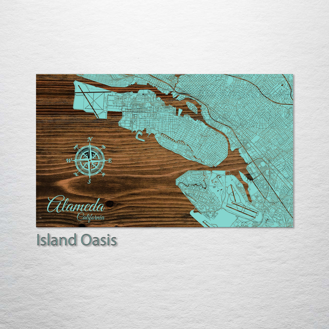 Alameda, California Street Map