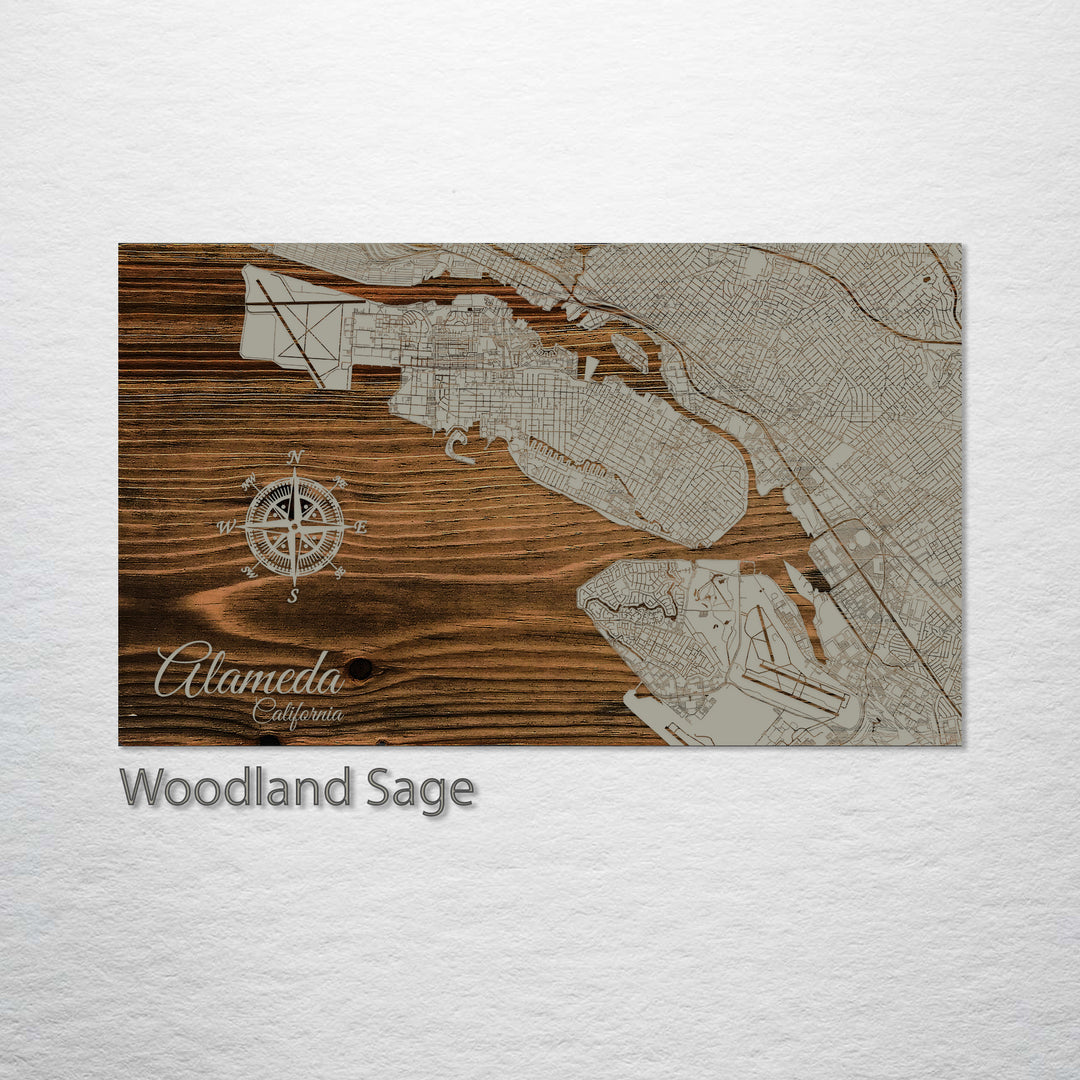 Alameda, California Street Map