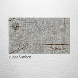 Alhambra, California Street Map