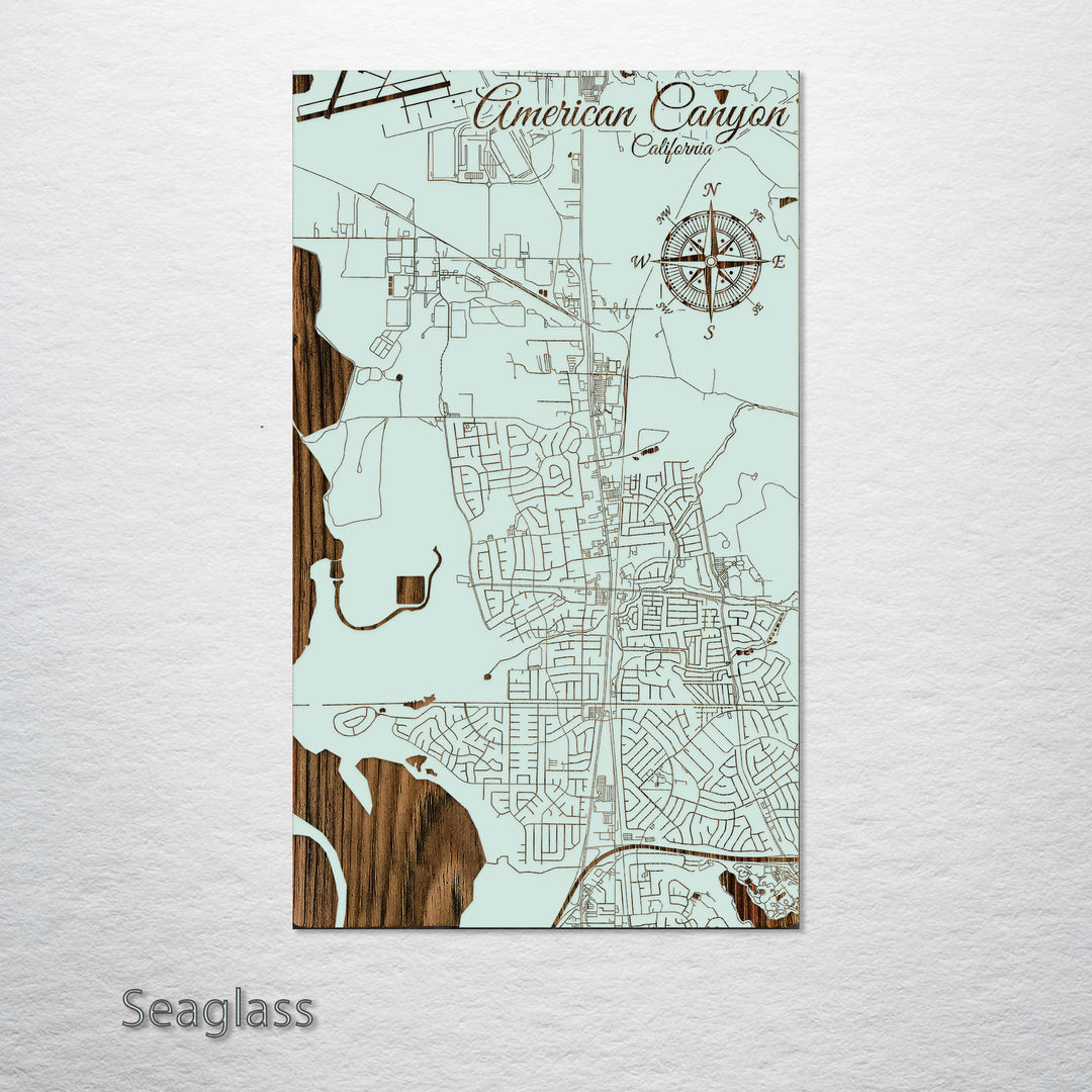 American Canyon, California Street Map