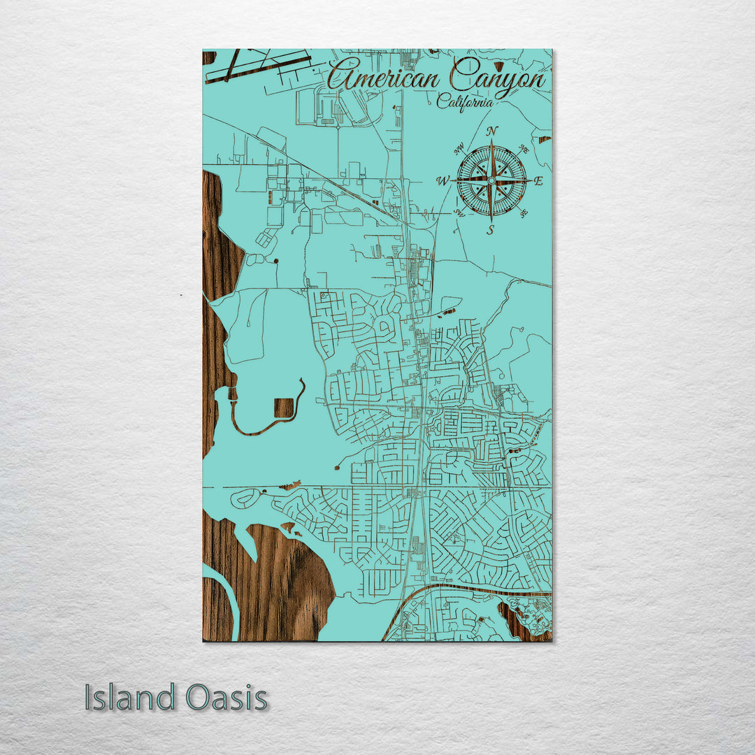 American Canyon, California Street Map