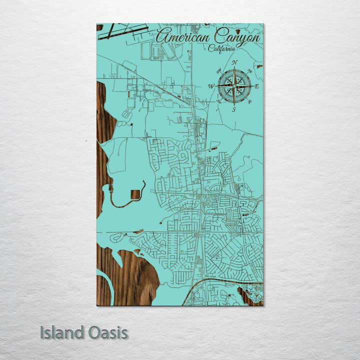 American Canyon, California Street Map