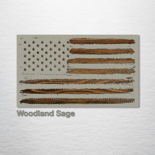American Flag (inverted) - Fire & Pine