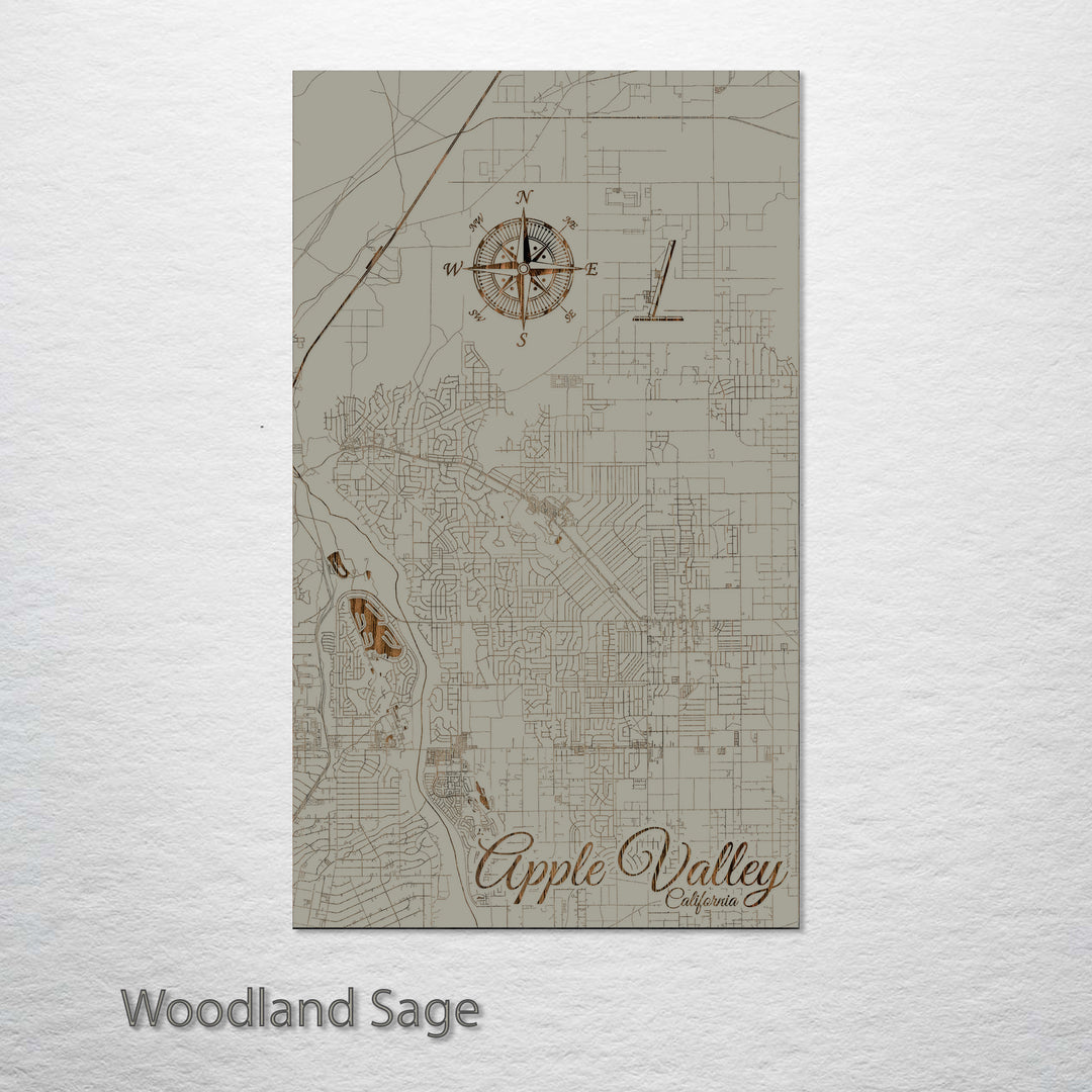 Apple Valley, California Street Map