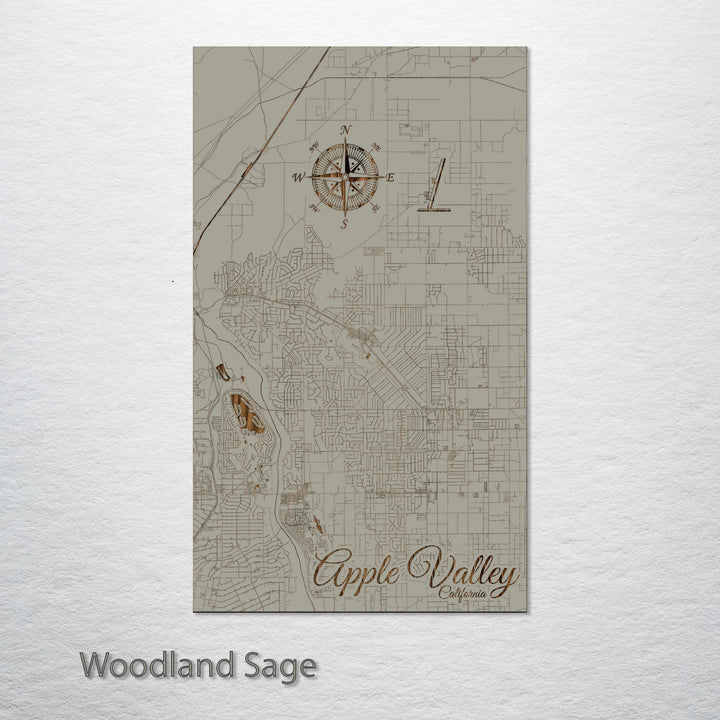 Apple Valley, California Street Map