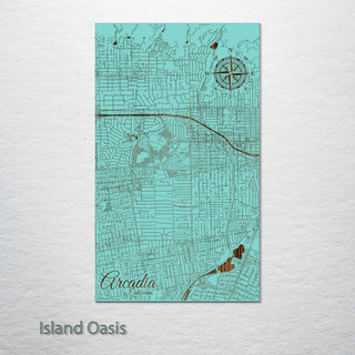 Arcadia, California Street Map