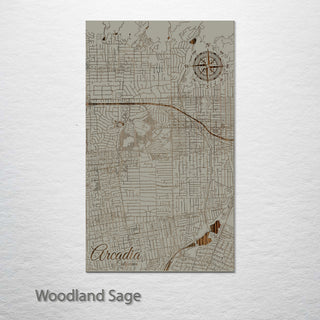 Arcadia, California Street Map