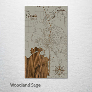 Arcata, California Street Map