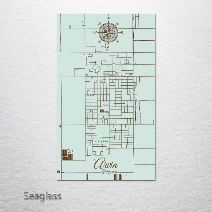 Arvin, California Street Map