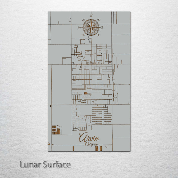 Arvin, California Street Map