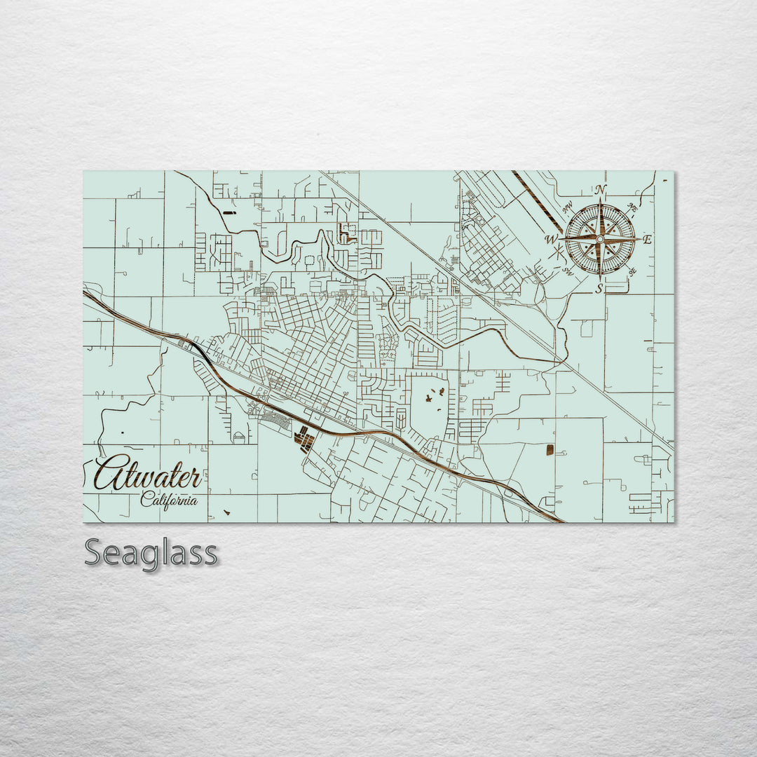 Atwater, California Street Map