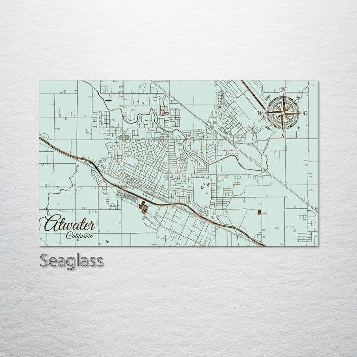 Atwater, California Street Map