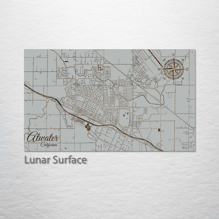 Atwater, California Street Map