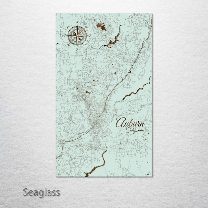 Auburn, California Street Map