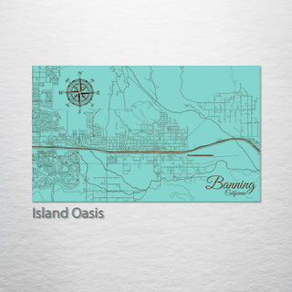 Banning, California Street Map