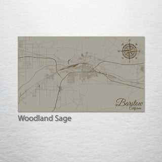 Barstow, California Street Map