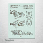 Batmobile US Patent - Fire & Pine