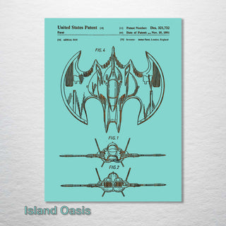 Batplane US Patent - Fire & Pine