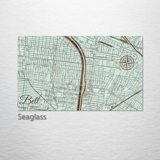 Bell, California Street Map