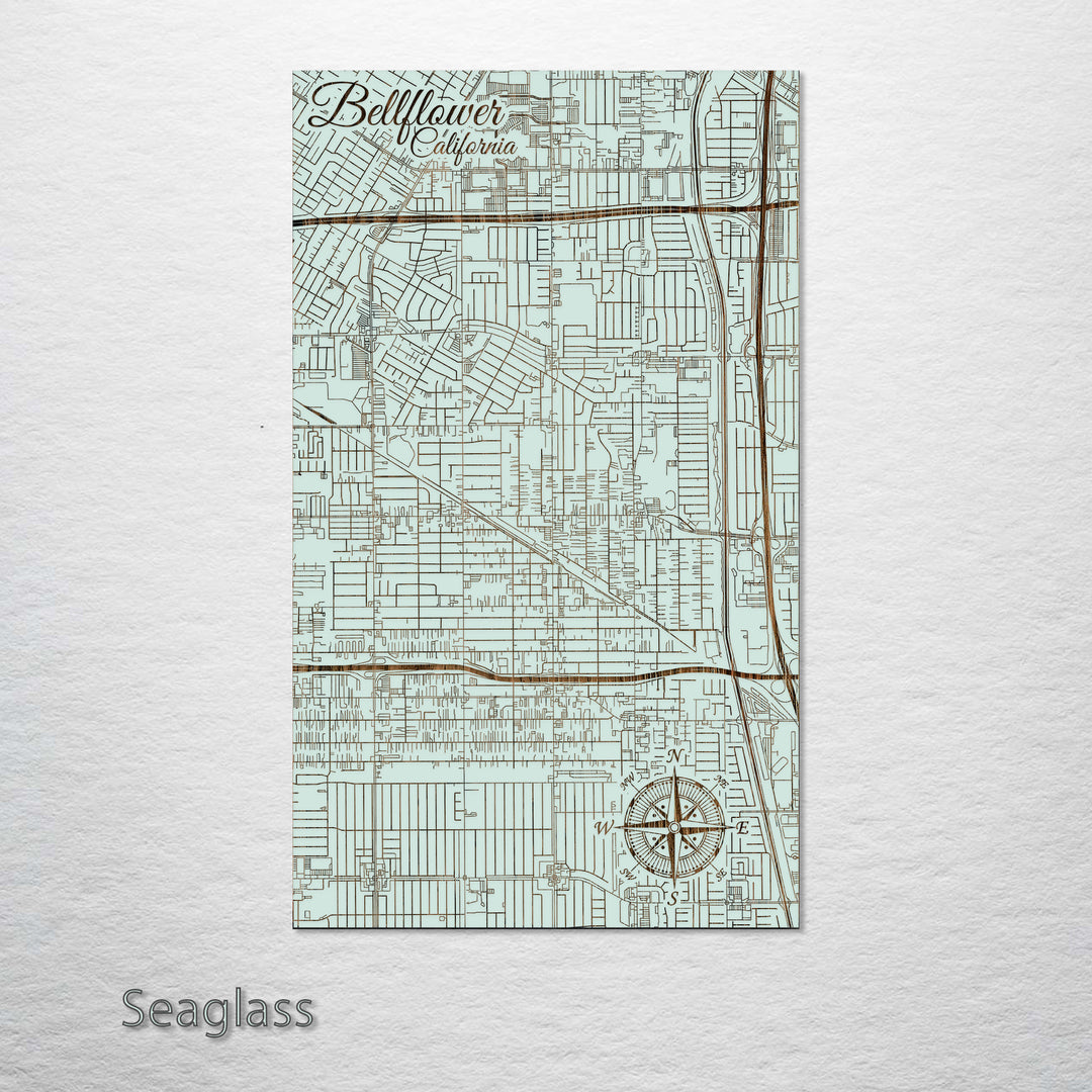 Bellflower, California Street Map