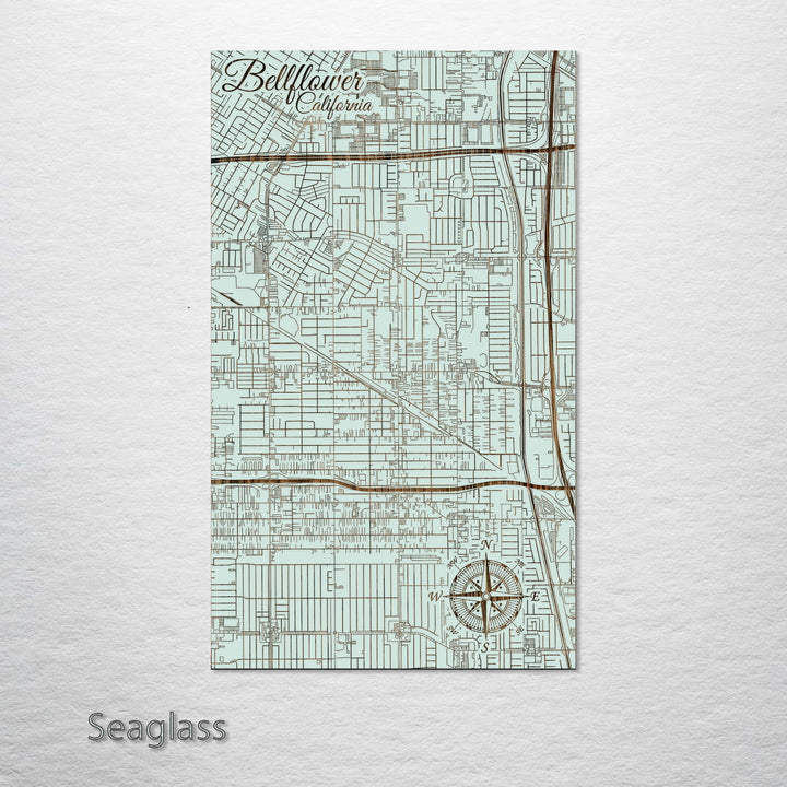 Bellflower, California Street Map