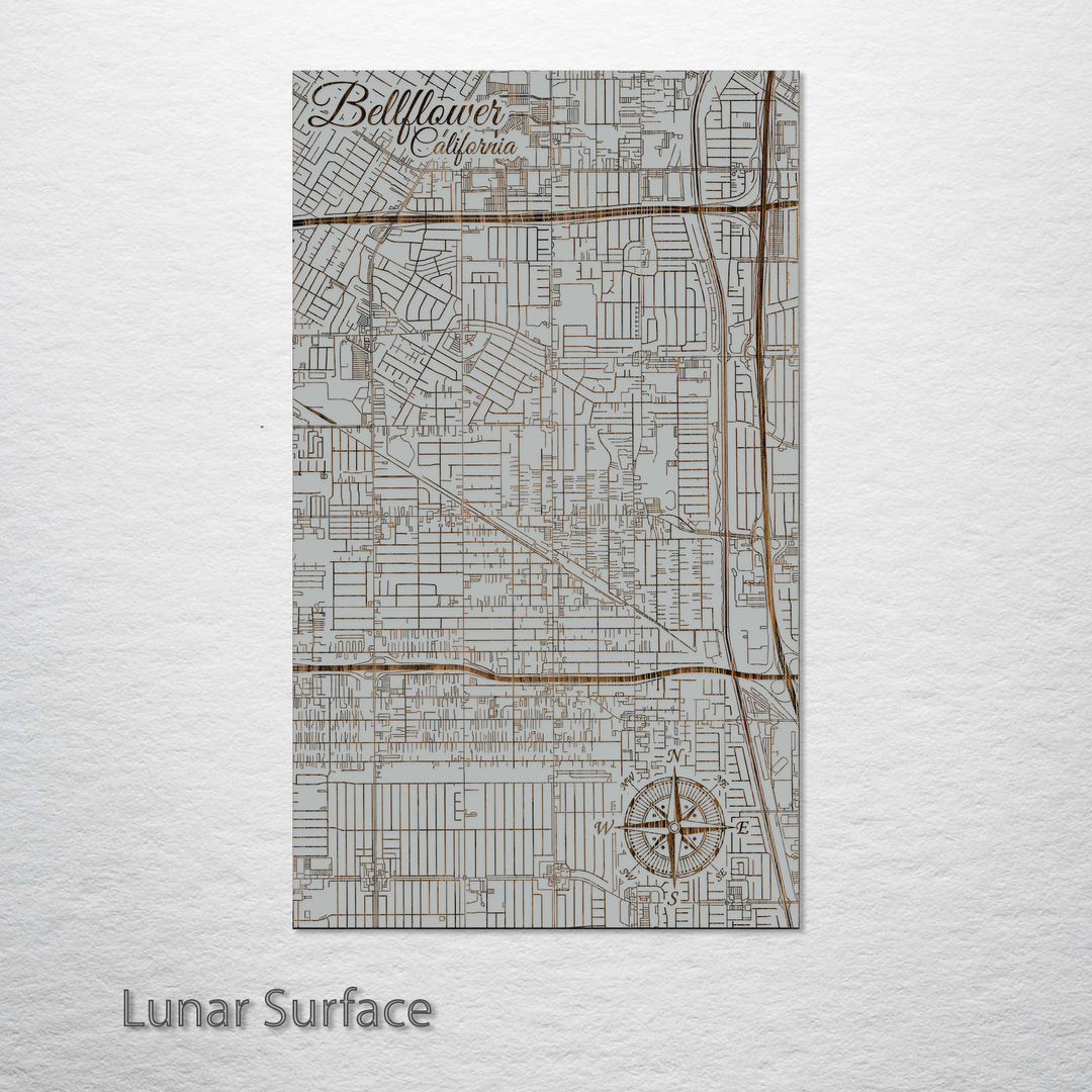 Bellflower, California Street Map