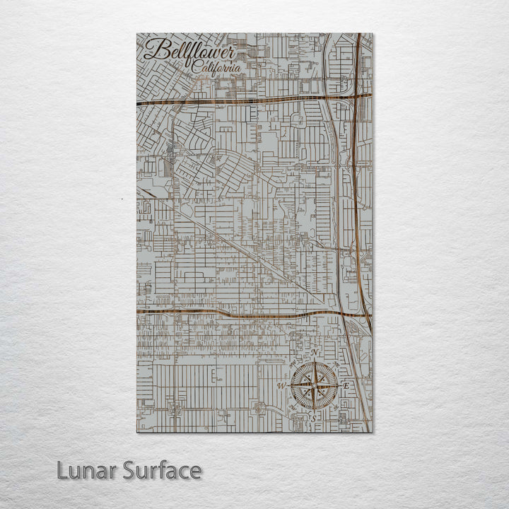 Bellflower, California Street Map