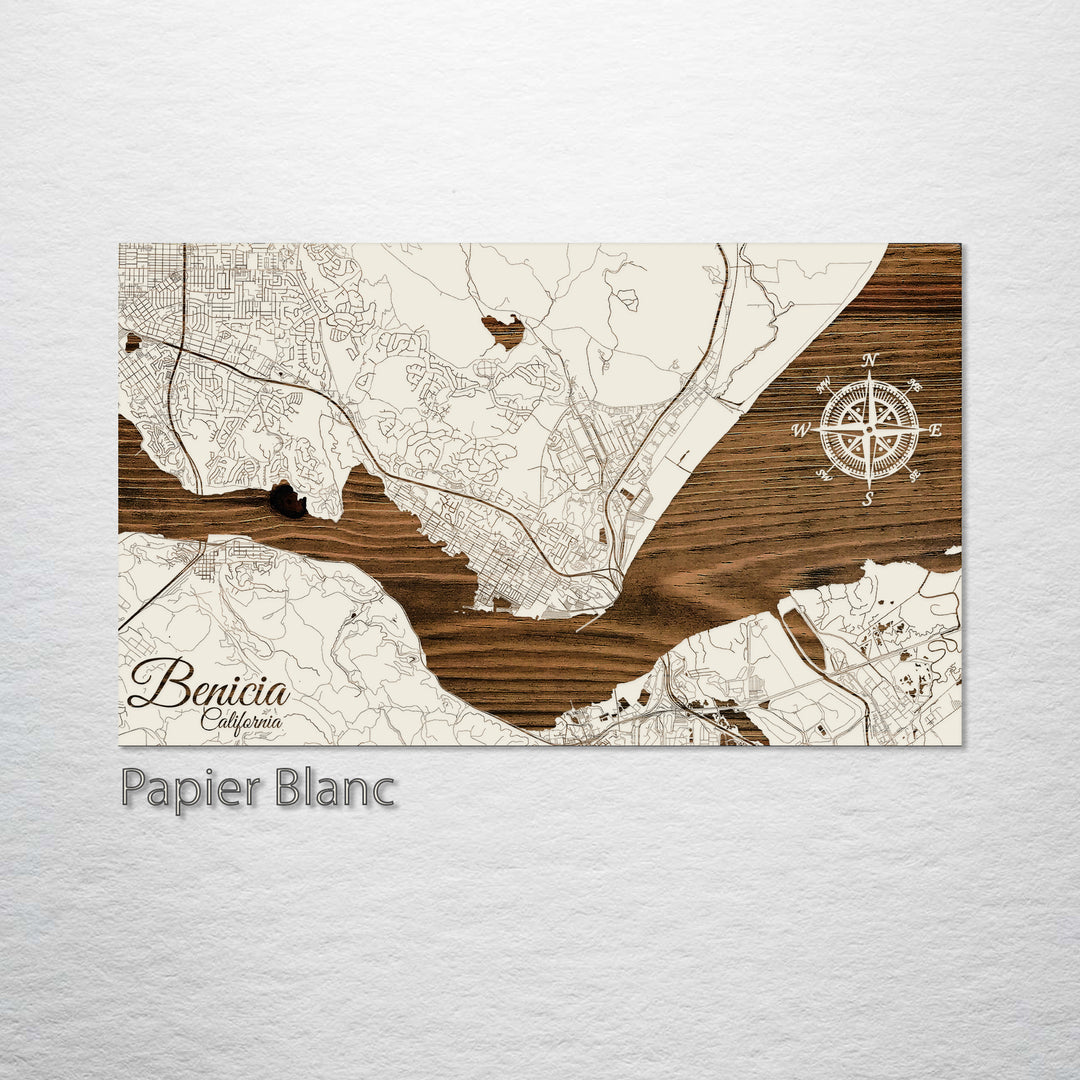 Benicia, California Street Map