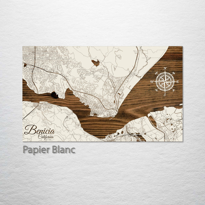 Benicia, California Street Map