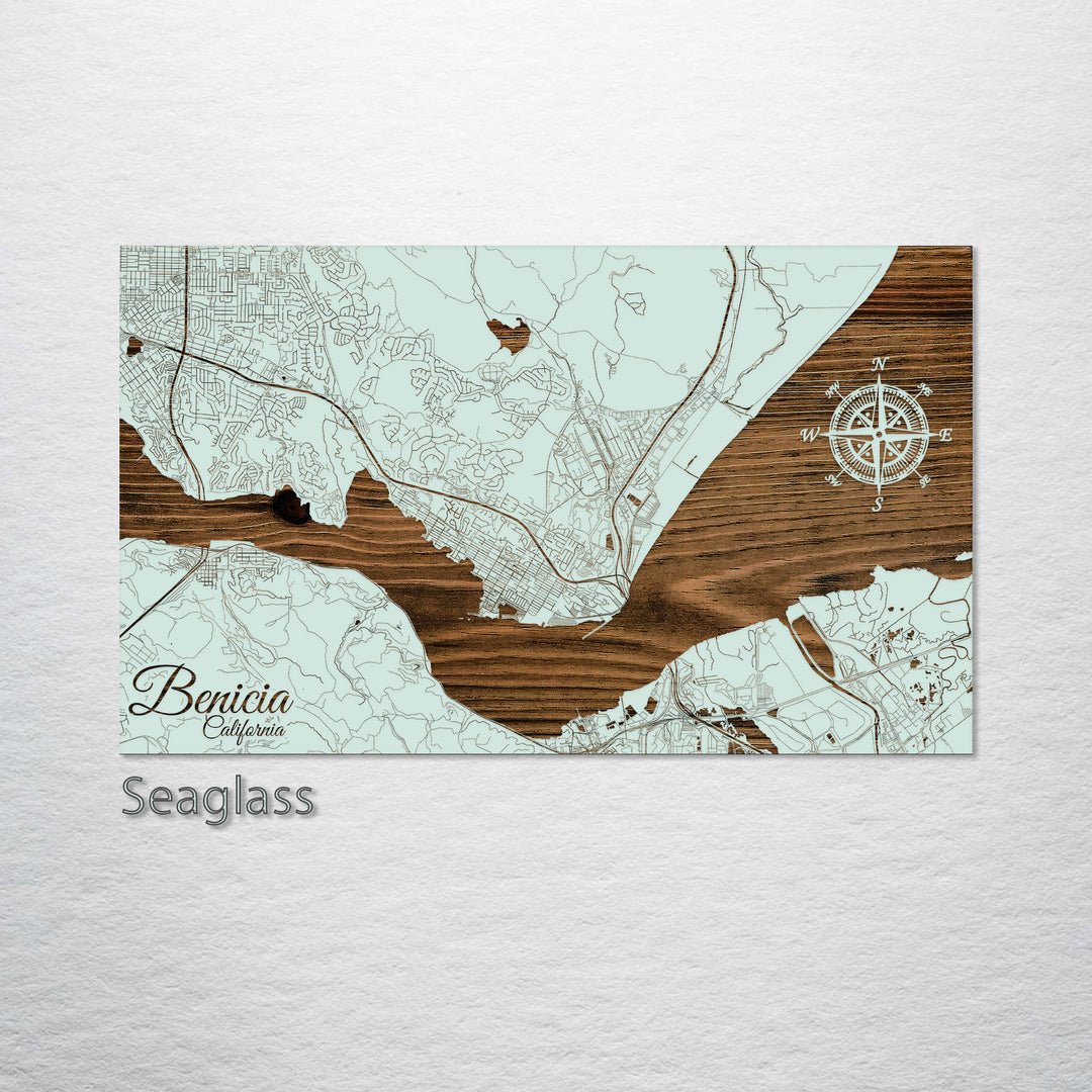 Benicia, California Street Map