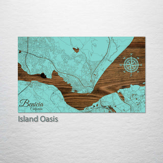 Benicia, California Street Map