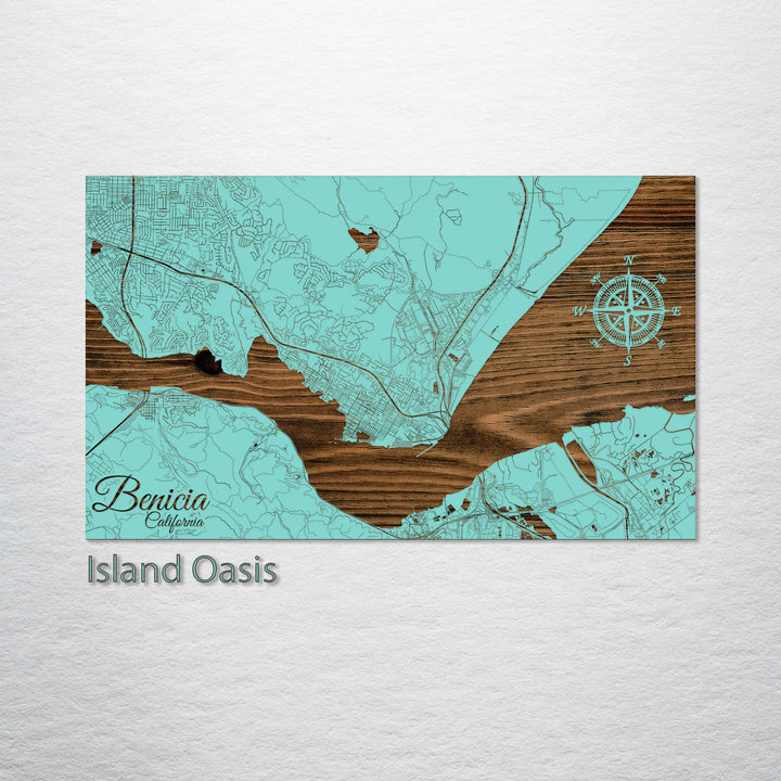 Benicia, California Street Map