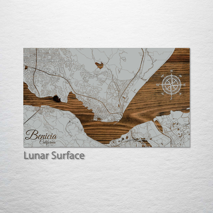 Benicia, California Street Map