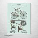 Bicycle US Patent - Fire & Pine