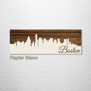 Boston, Massachusetts Skyline - Fire & Pine