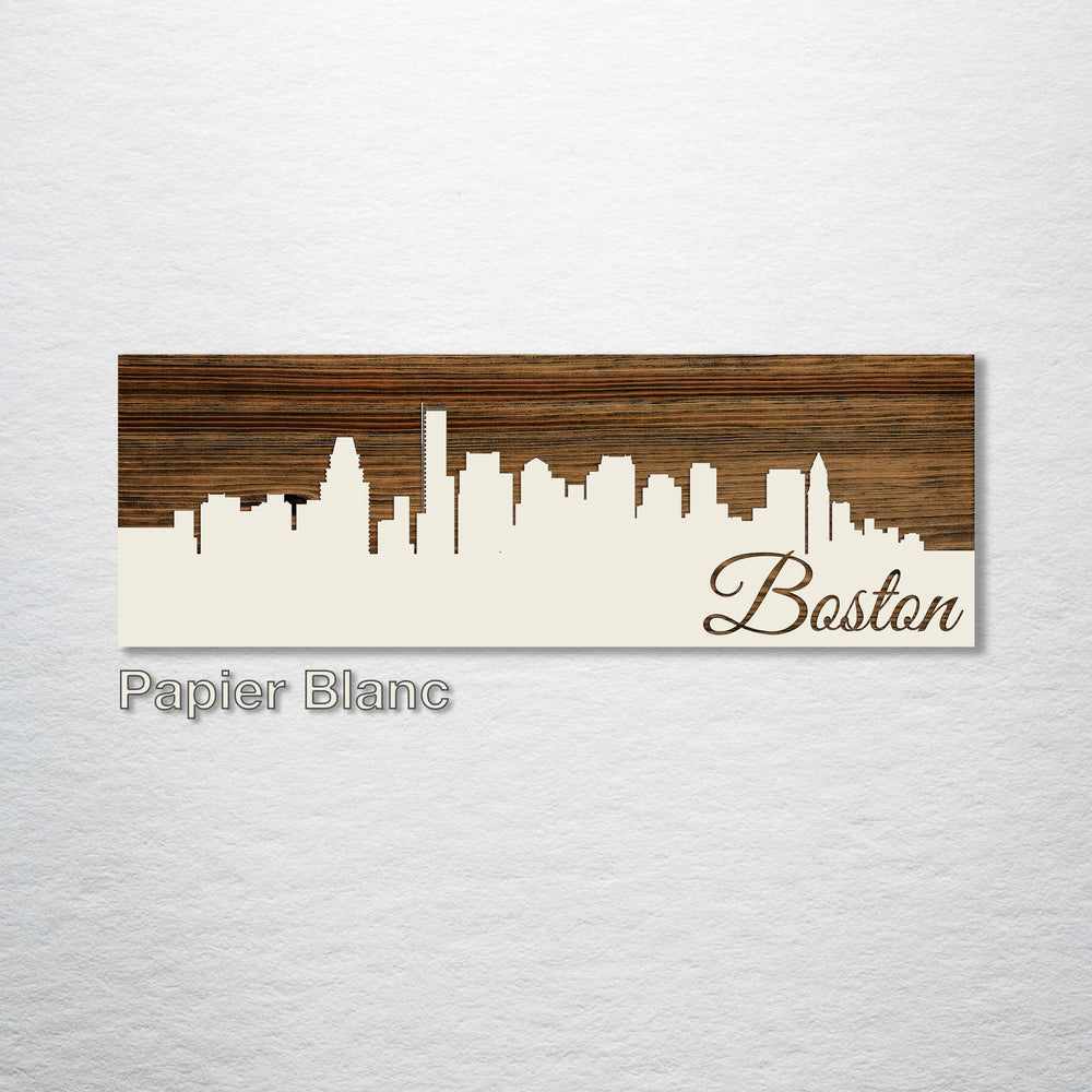 Boston, Massachusetts Skyline - Fire & Pine