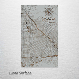 Burbank, California Street Map