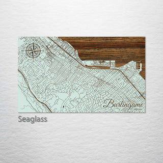 Burlingame, California Street Map