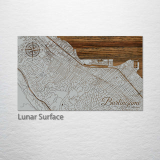 Burlingame, California Street Map