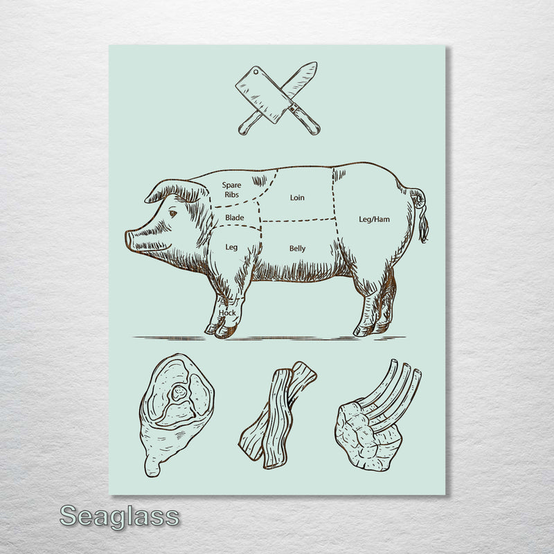 Butcher Abstract - Pig