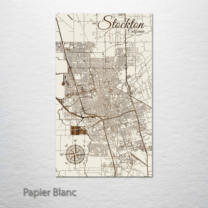 Stockton, California Street Map