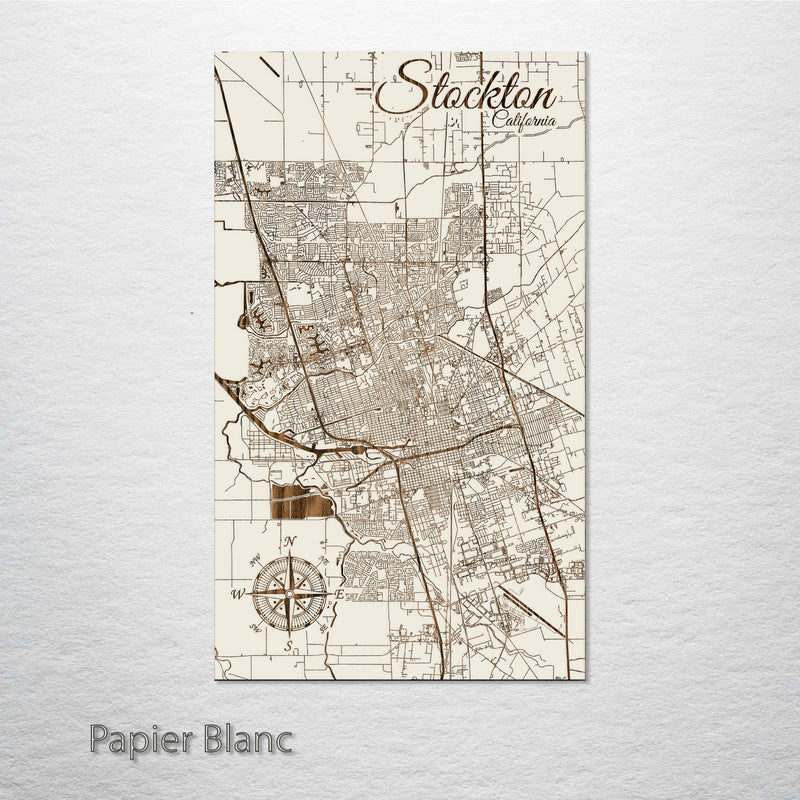 Stockton, California Street Map