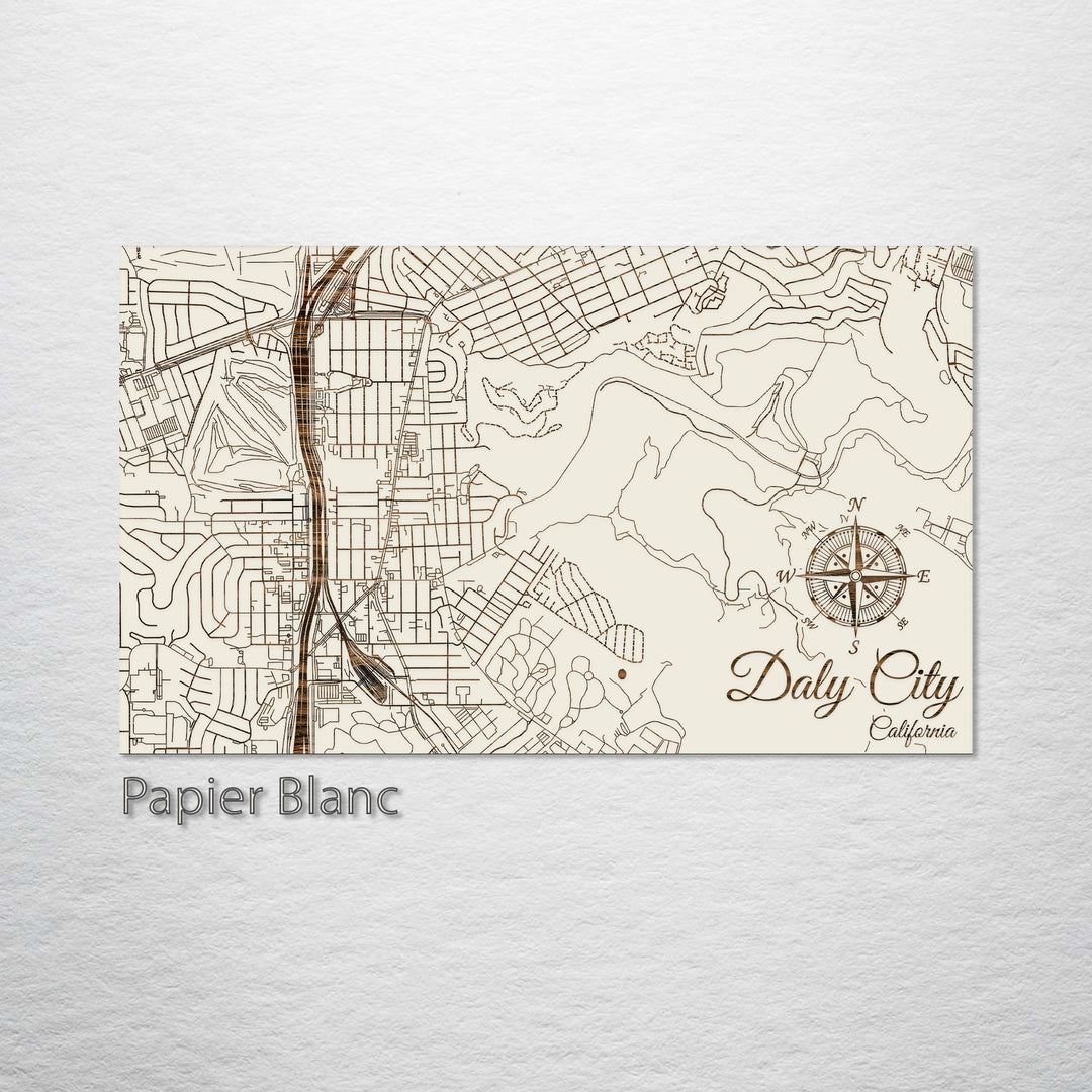 Daly City, California Street Map