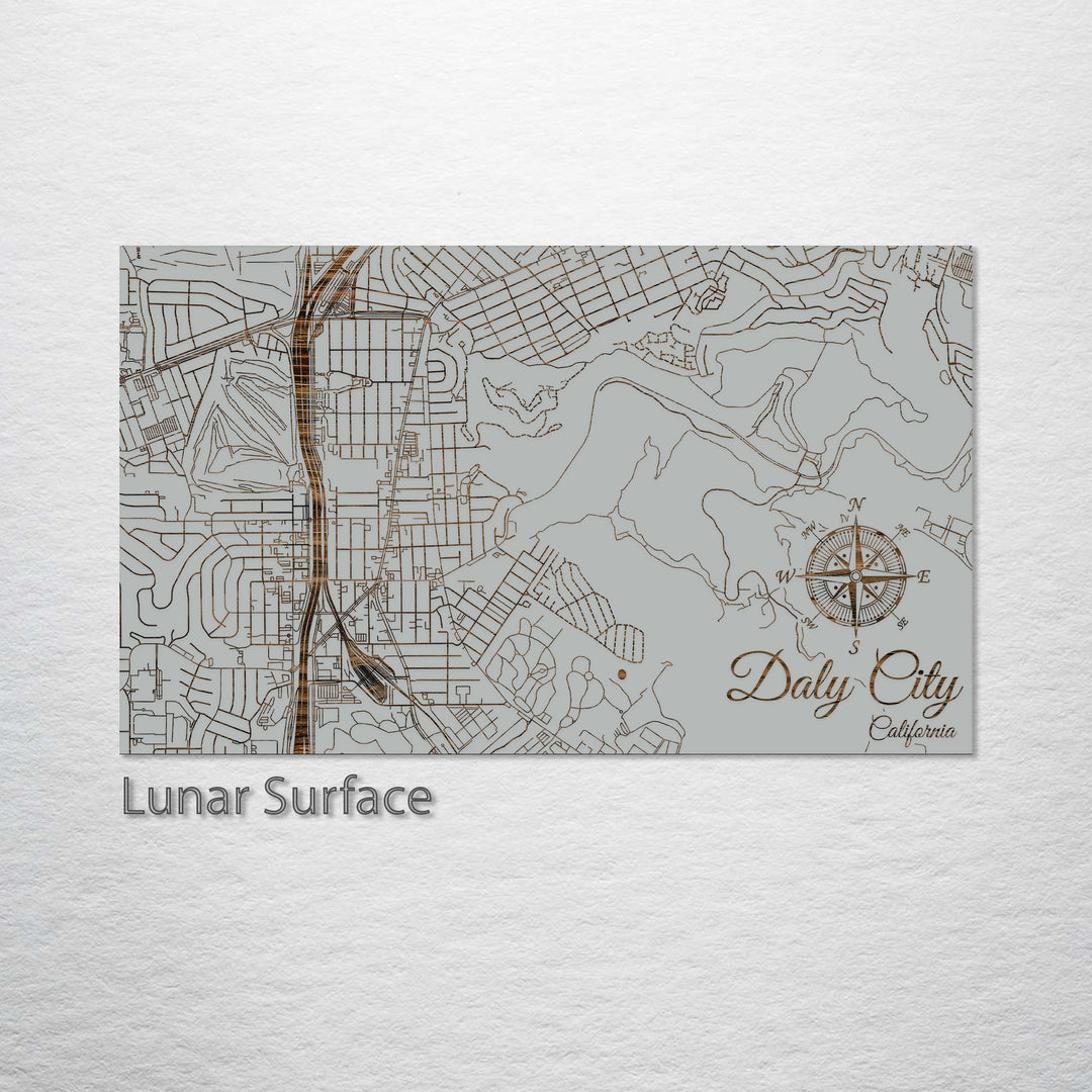 Daly City, California Street Map