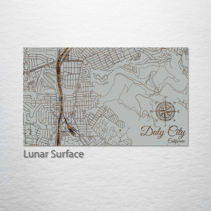 Daly City, California Street Map