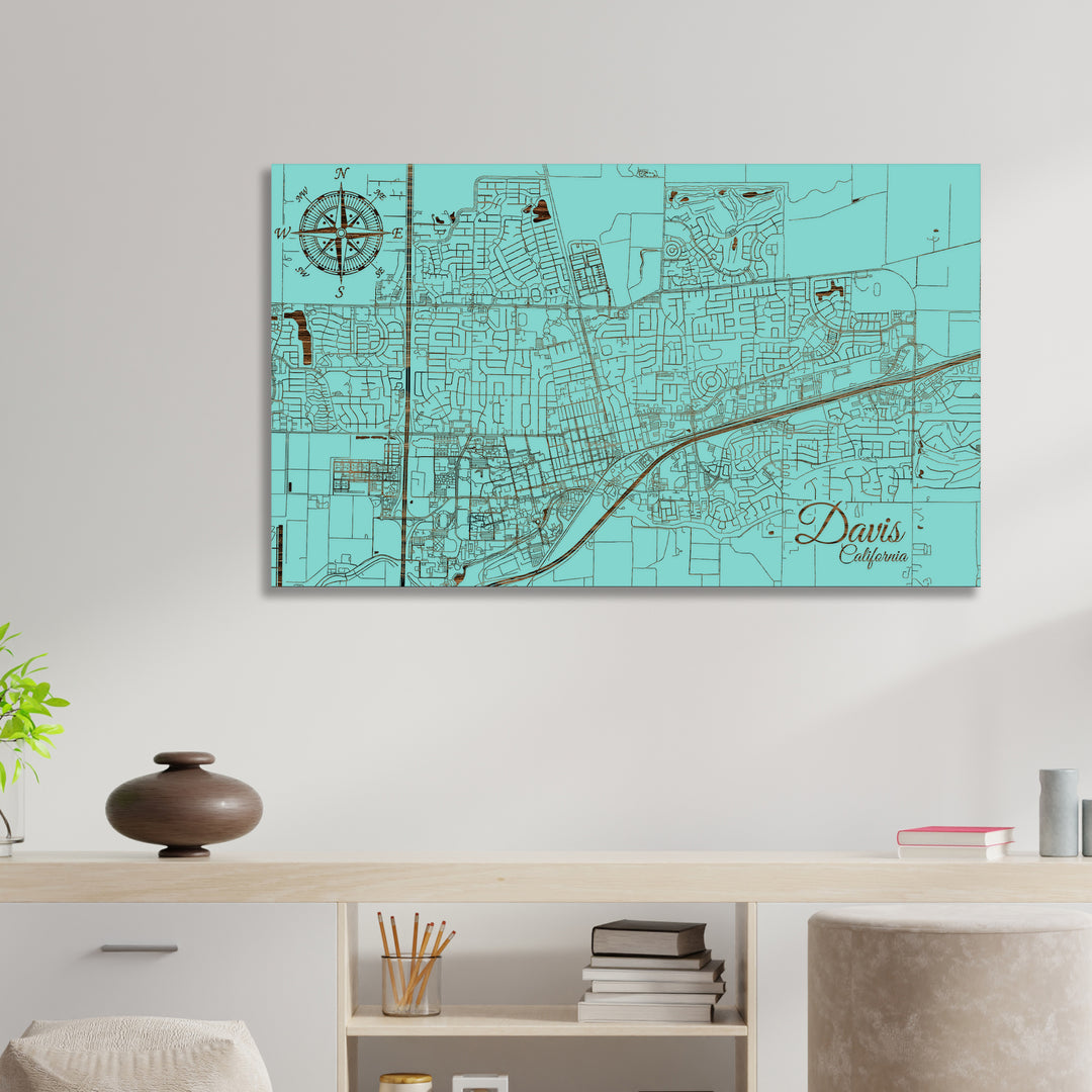 Davis California Street Map